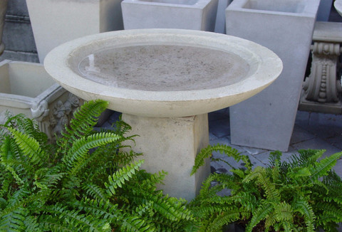 Contemporary Birdbath
