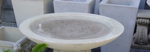 Contemporary Birdbath Bowl