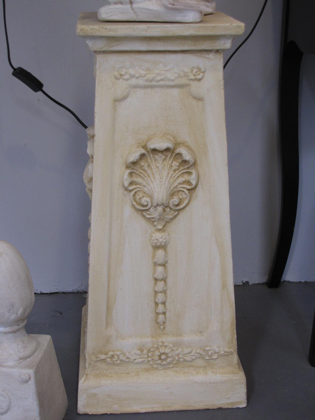 Shell Motif Pedestal