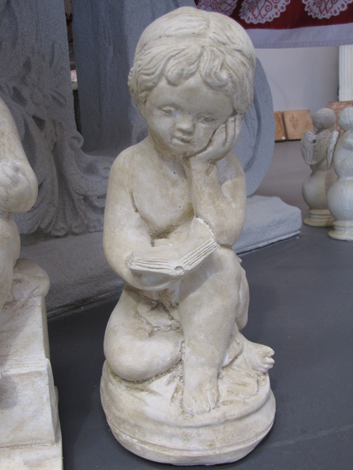 Child Reading hand up